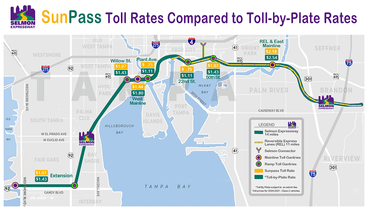 Toll Map July 2026-27